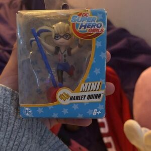 Harley Quinn Mini Figure - Blue and Red